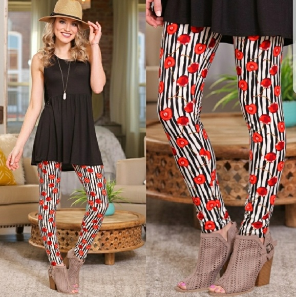 Soft cherry leggings - Picture 3 of 4